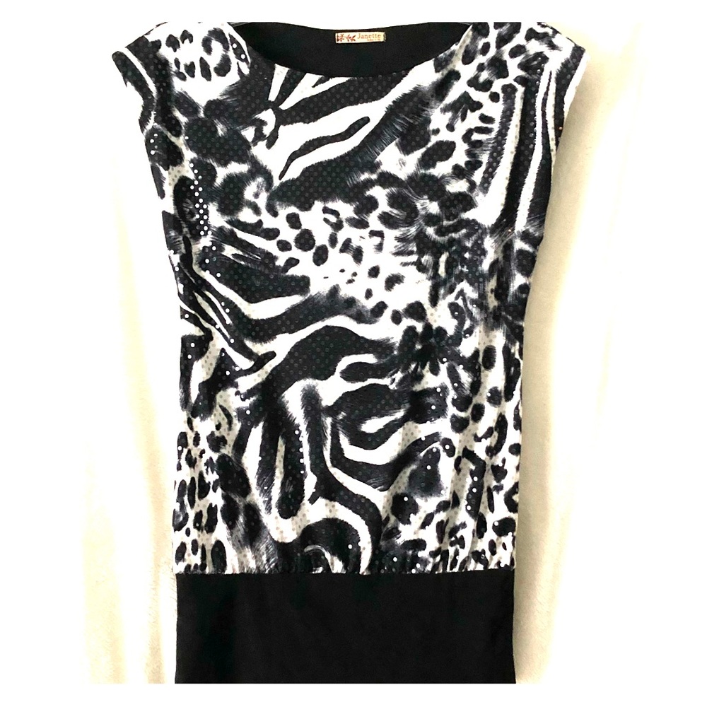 Animal print blouse